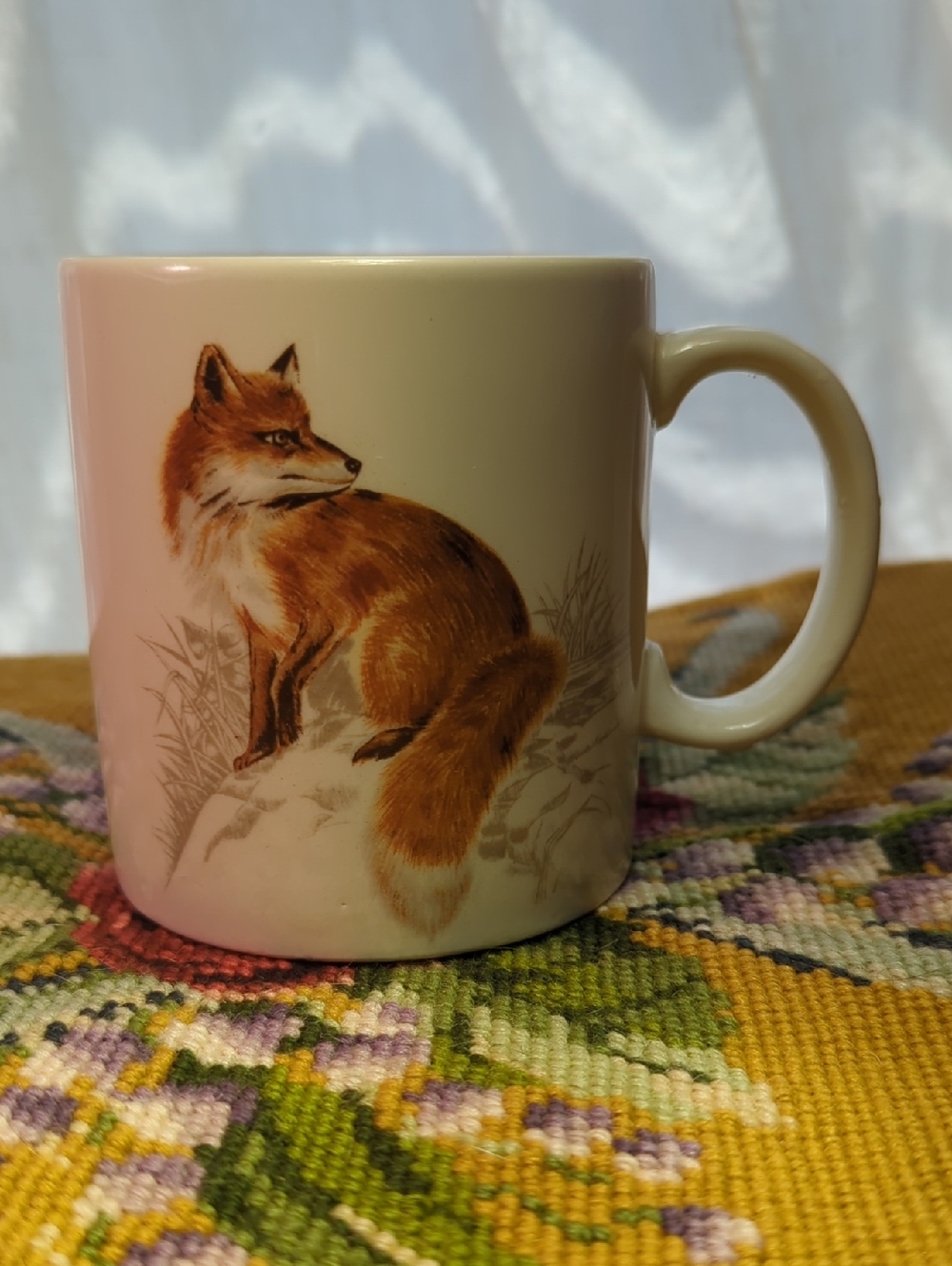 Otagiri Fox Coffee Mug Cup Vintage Tea